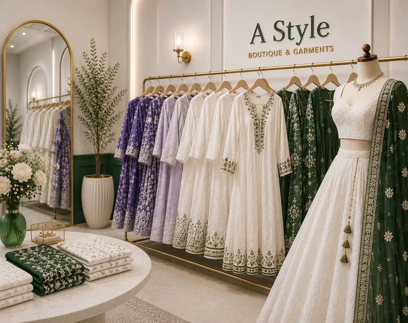 A Style Boutique Interior Display